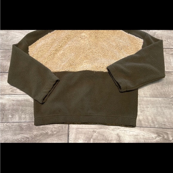 Columbia Sportswear Mens Sherpa Fuzzy Brown Pullover Jacket Coat Size Large - Picture 9 of 9